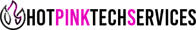 Hot Pink Tech Services Logo