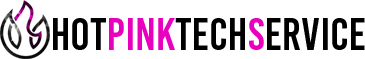 Hot Pink Tech Services Logo